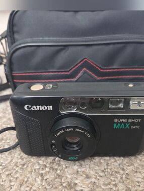 Canon Sure Shot MAX 35mm Film Point & Shoot Camera w/ 38mm Partially Tested